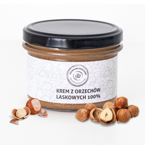 Krem z orzechów laskowych 100% (180g)