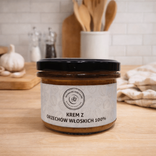 Krem z orzechów włoskich 100% – naturalne masło orzechowe bez dodatków (180 g)