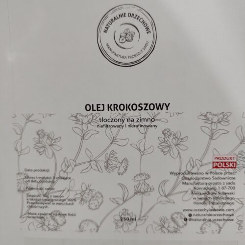 oplus_32 Olej krokoszowy 250ml
